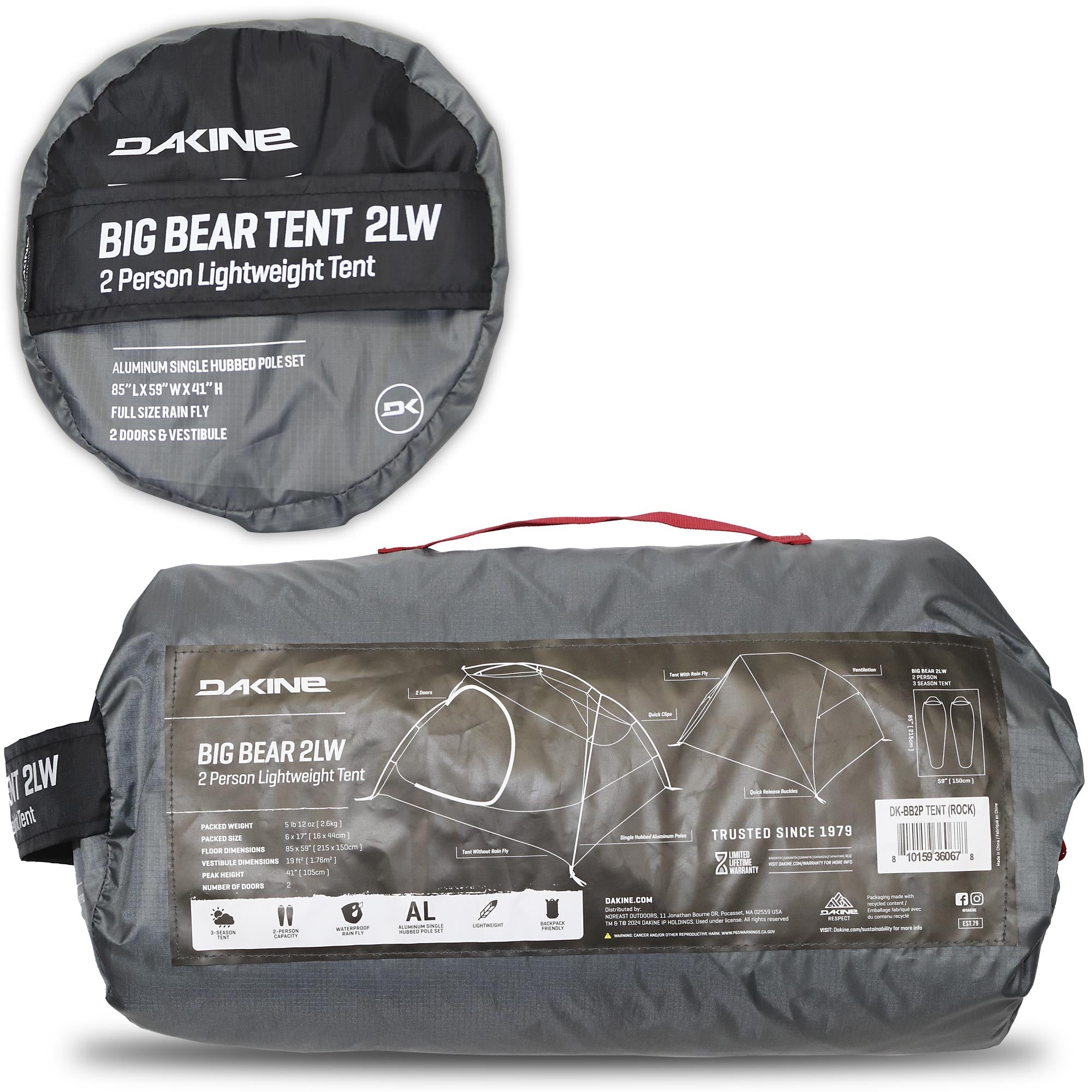 Big Bear 2-Person Tent - Castle Rock/Sunflare