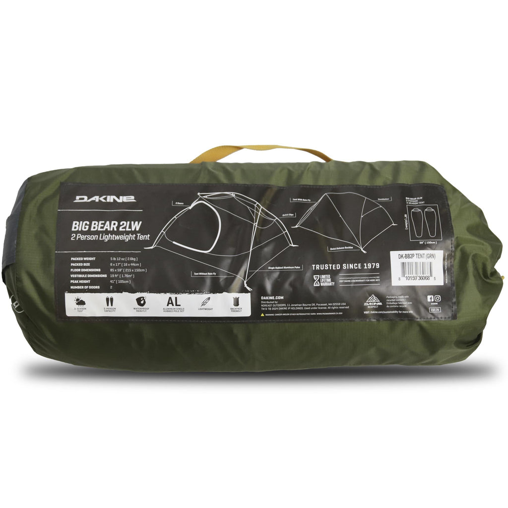 Big Bear 2-Person Tent - Utility Green/Mojave Desert