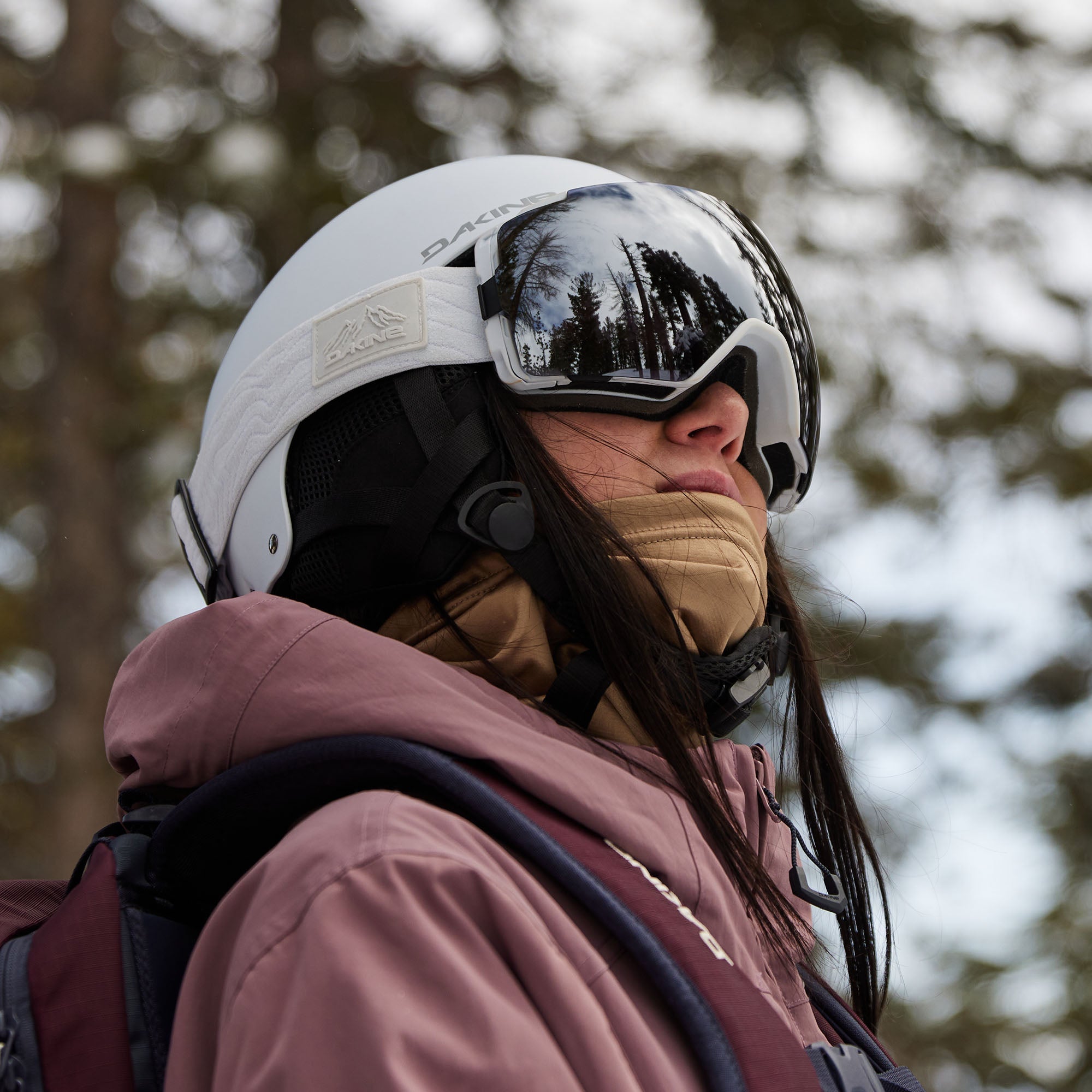 Domain Snow Goggle Plus - White/Black/Plus Storm Rose