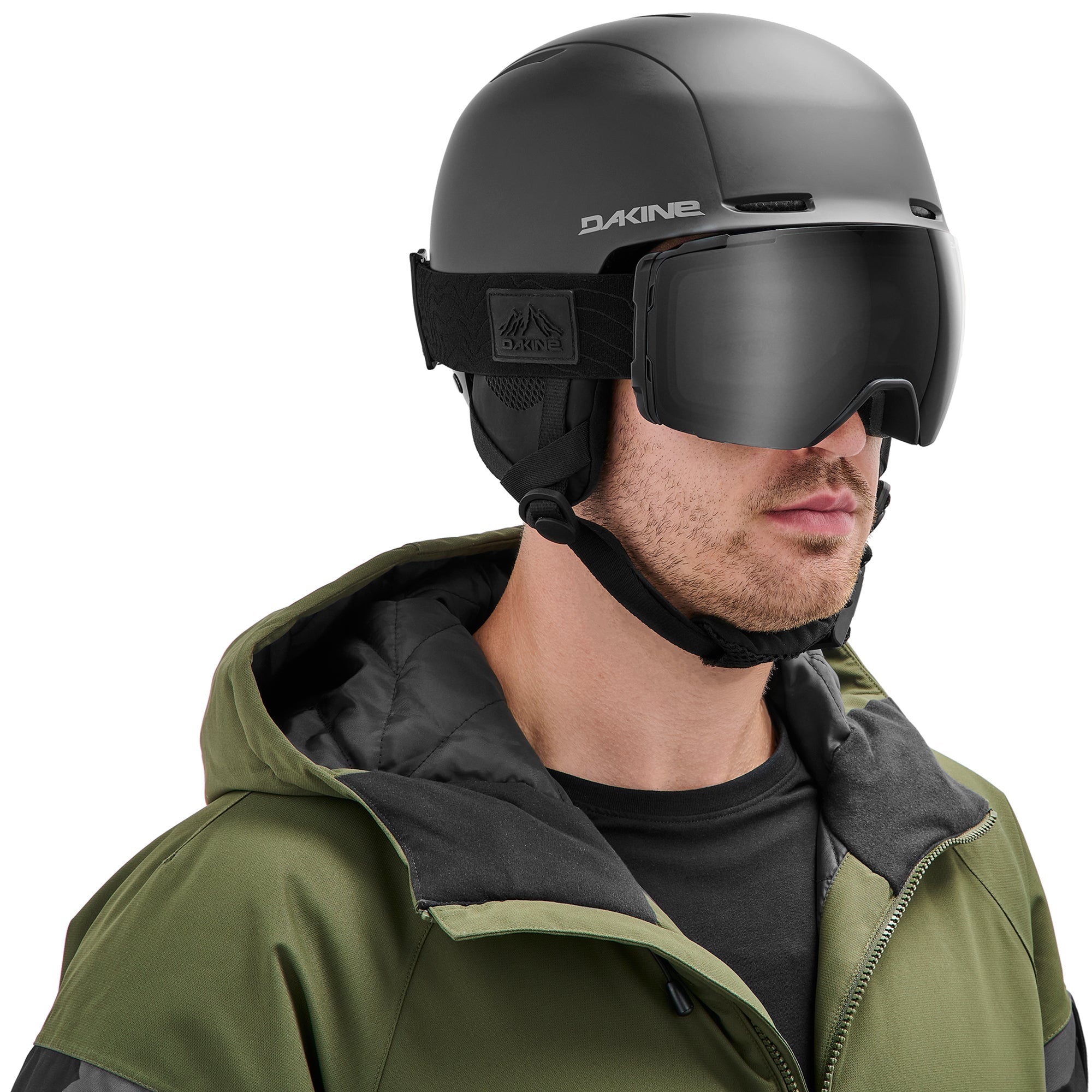 Domain Snow Goggle Plus - Black/Black/Storm Yellow