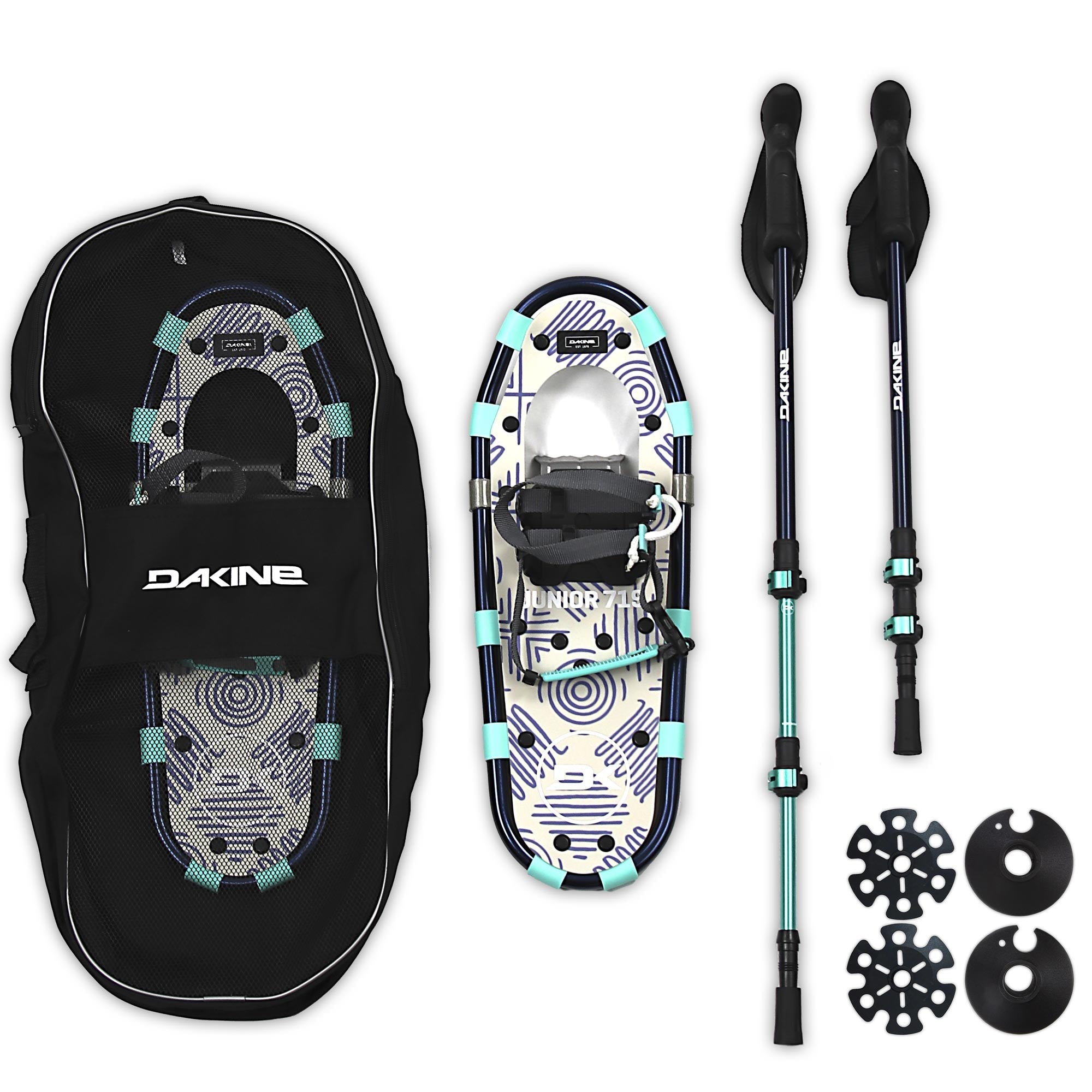 Junior 7x19 Aluminum Snowshoe Kit - Topo