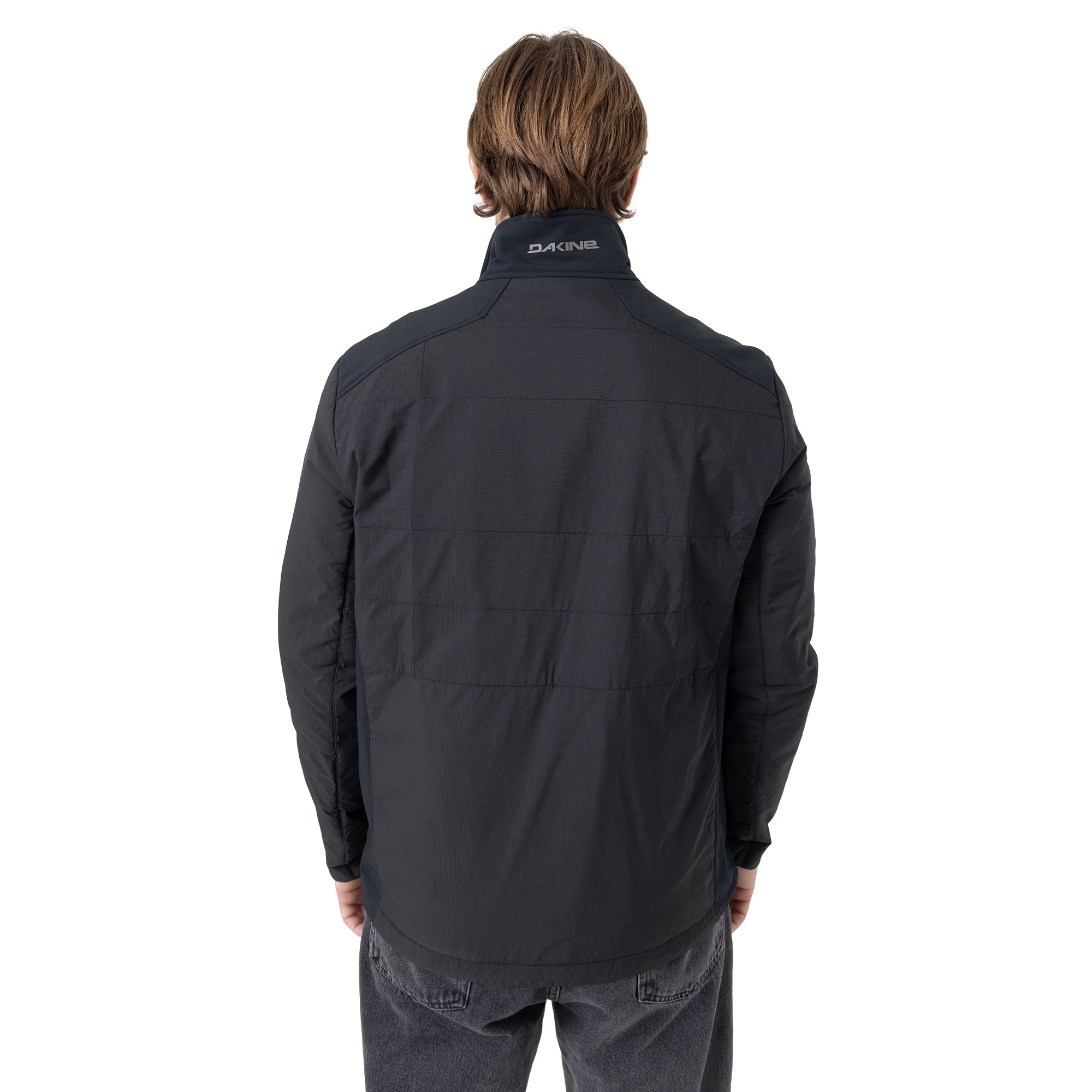Light Wt. Mixed Media Jacket - Black