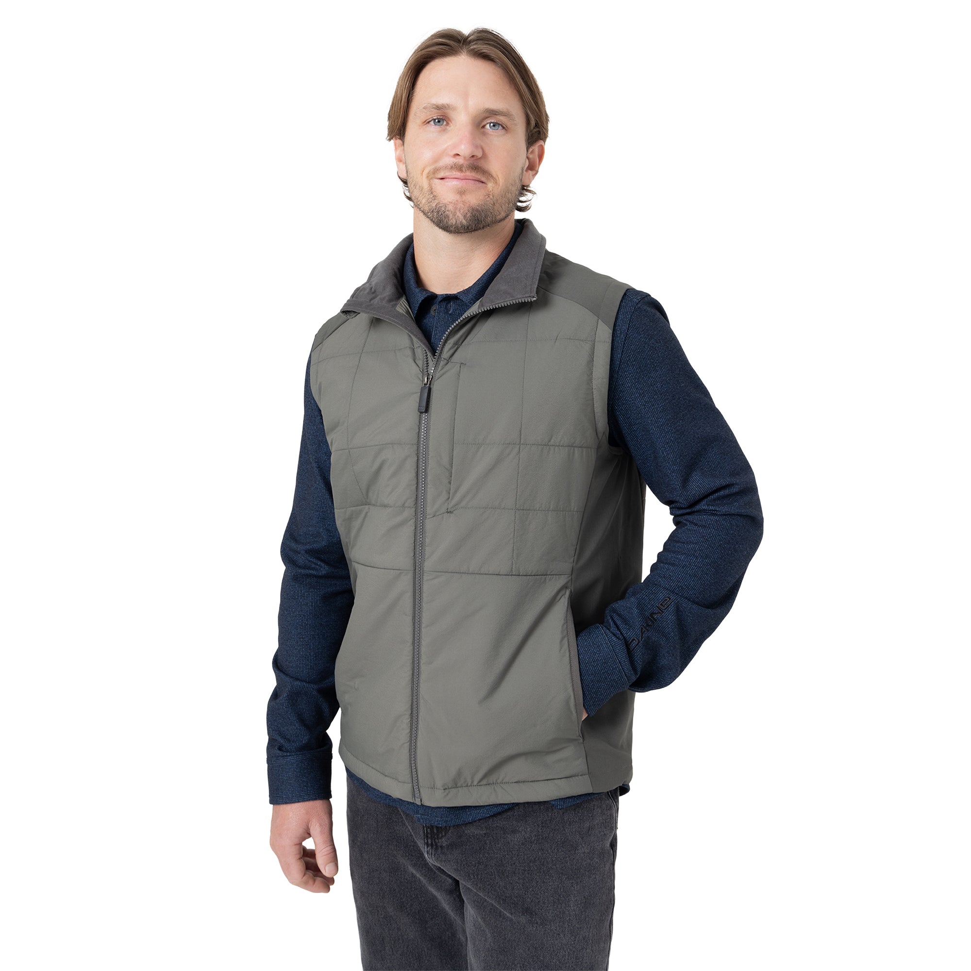 Light Wt. Mixed Media Vest - Chimera