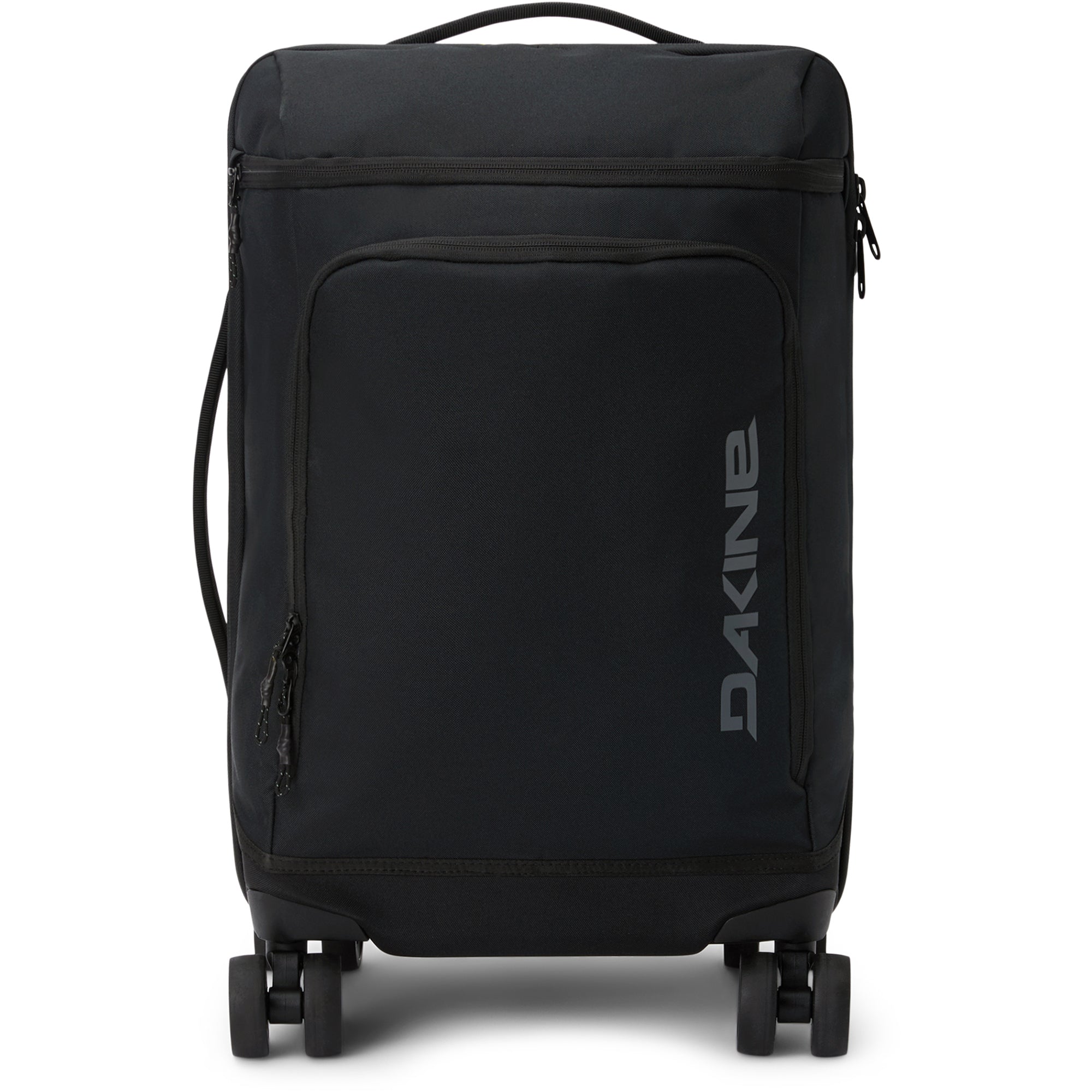 Split 4 Wheel Carry On Roller Bag 48L - Black