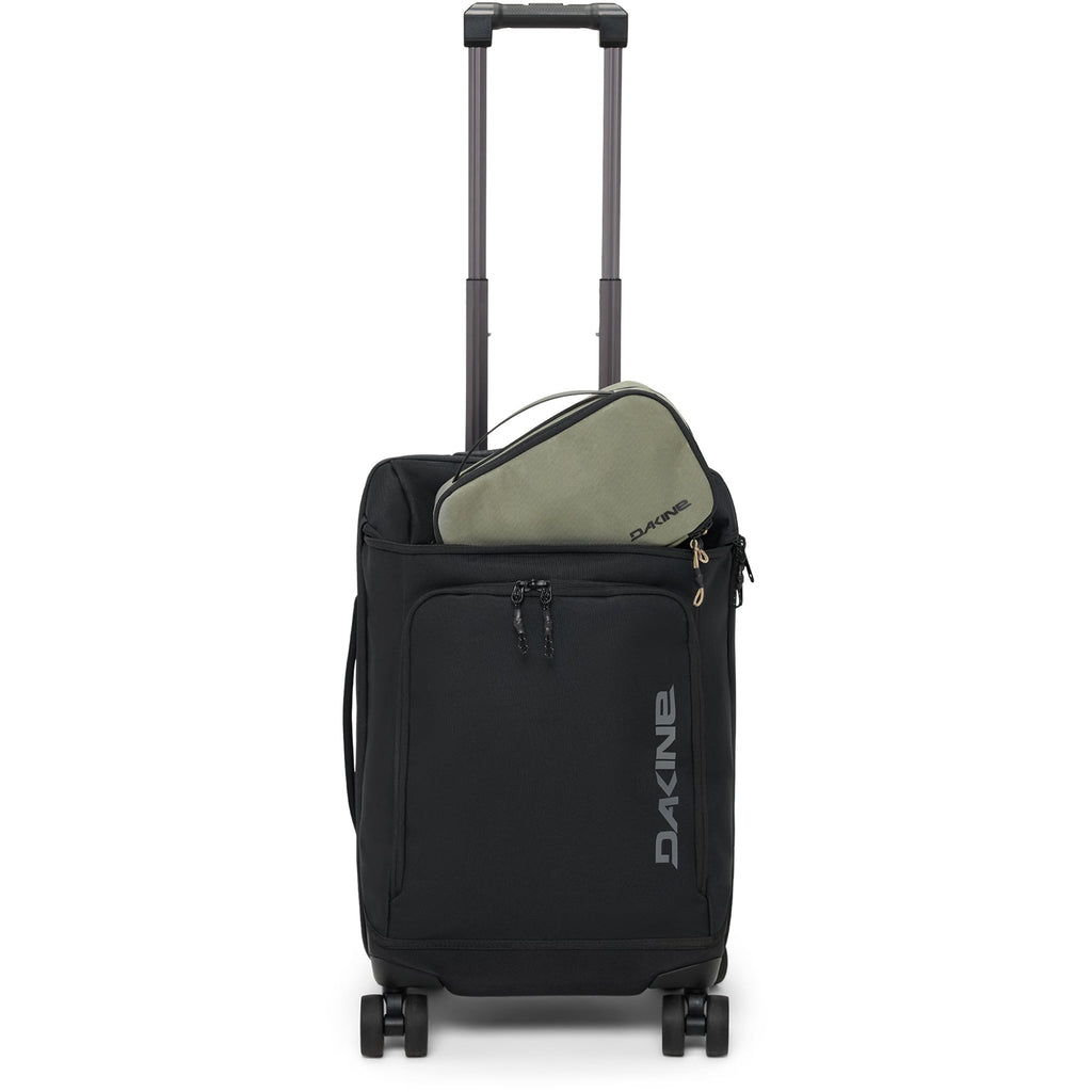 Split 4 Wheel Carry On Roller Bag 48L - Black