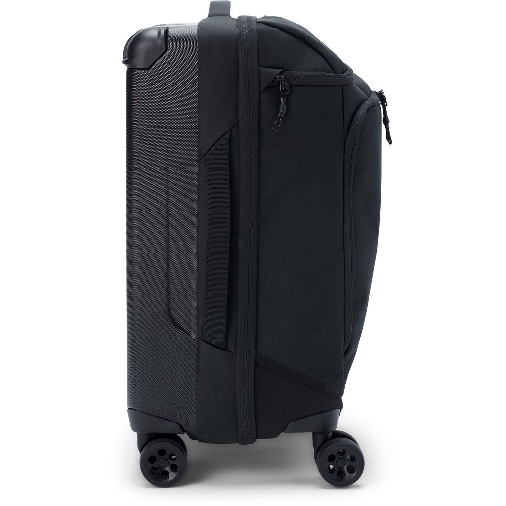 Split 4 Wheel Carry On Roller Bag 48L - Black