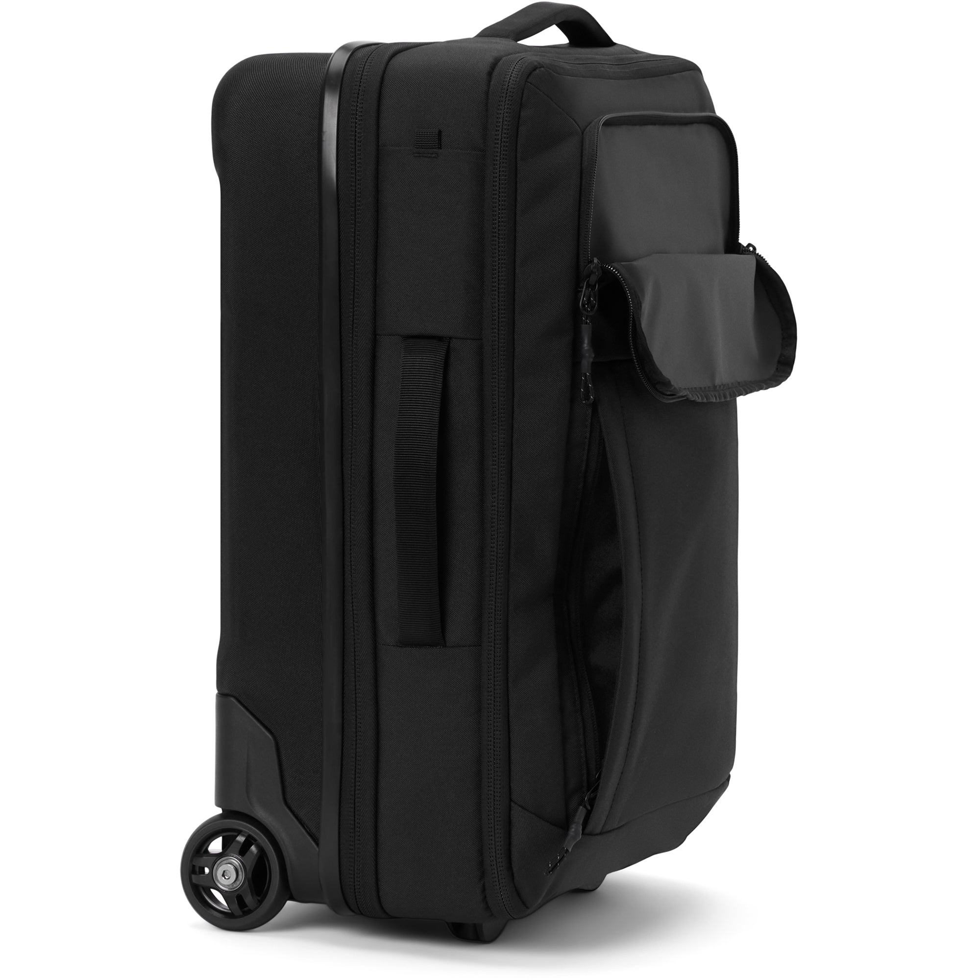 Split Carry On Roller Bag 42L+ - Black
