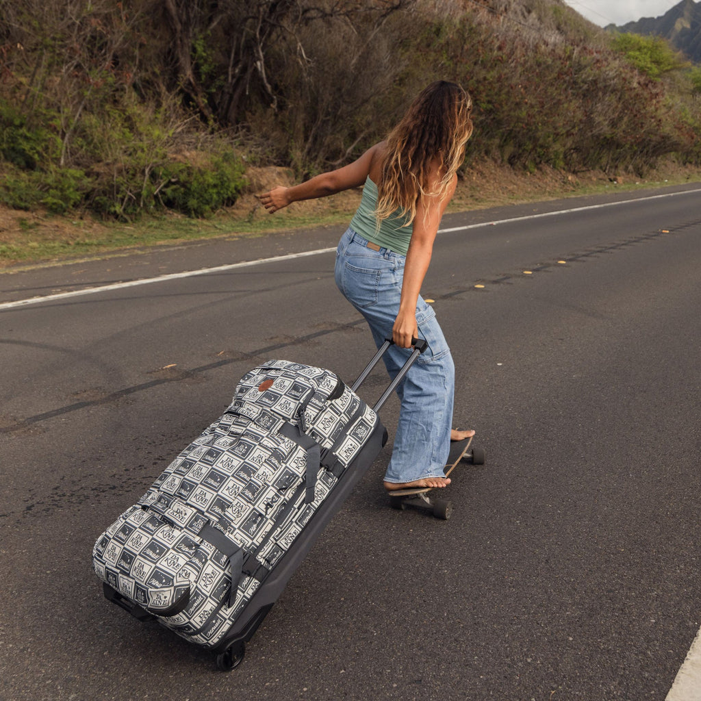 Split Roller Bag 110L Hawaii - Asphalt Checker