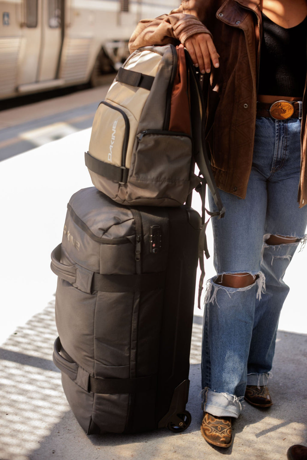 Split Roller Bag 2.0 85L - Dark Ephemera