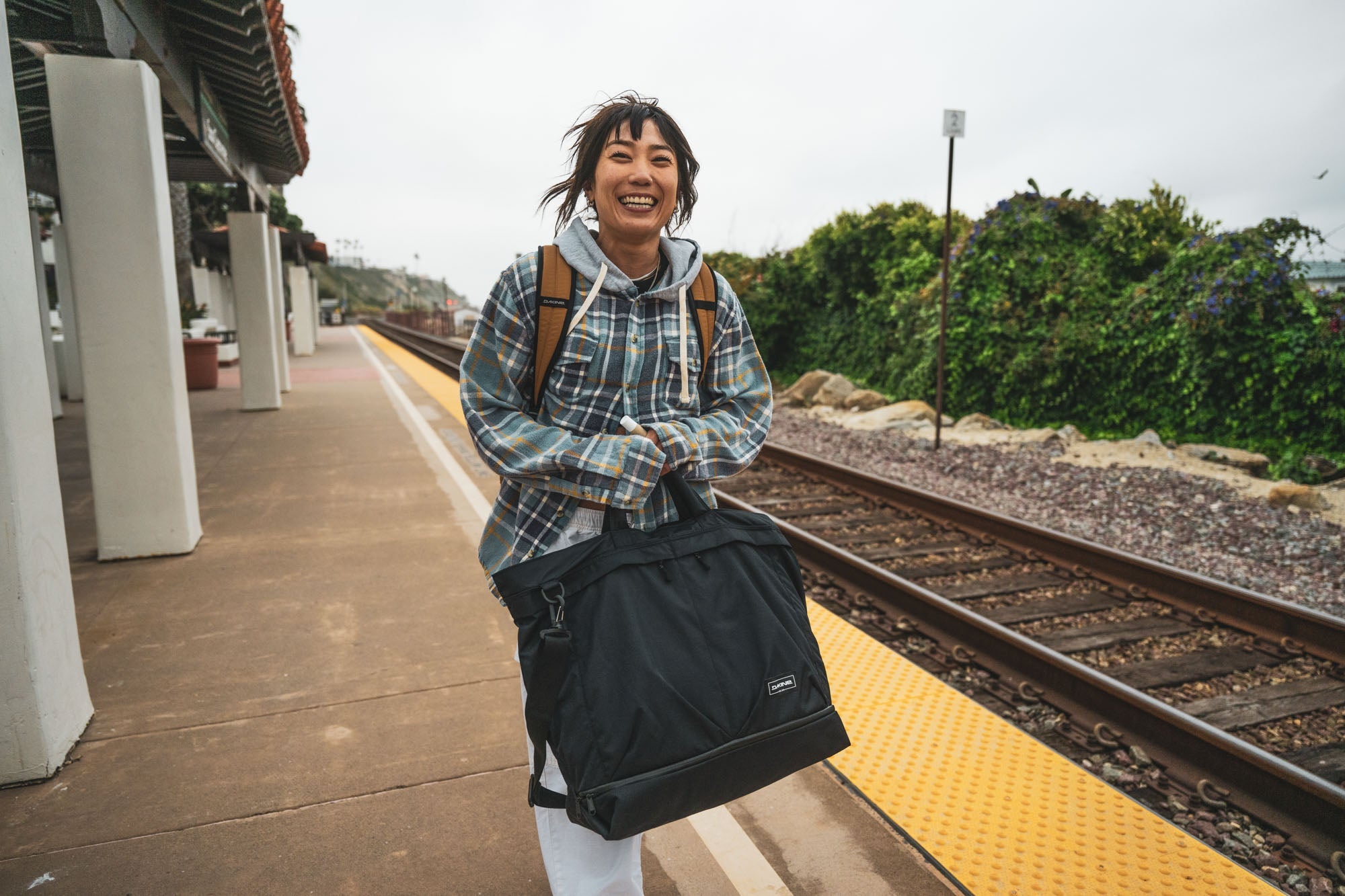 Verge Weekender Tote 34L - Black Ripstop